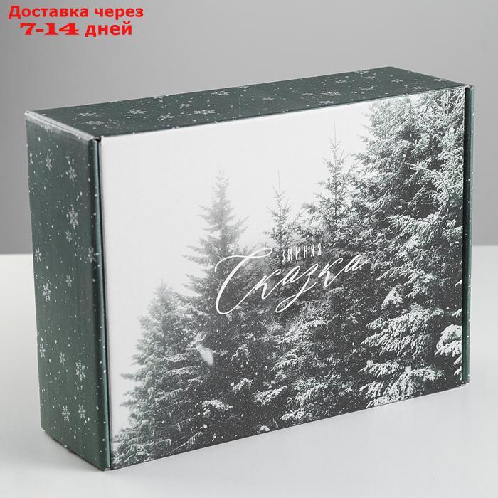 Коробка складная "Зимняя сказка", 30.7 × 22 × 9.5 см - фото 2 - id-p227023693