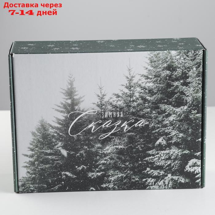 Коробка складная "Зимняя сказка", 30.7 × 22 × 9.5 см - фото 3 - id-p227023693