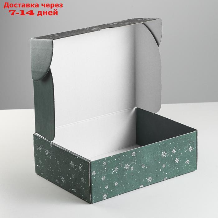Коробка складная "Зимняя сказка", 30.7 × 22 × 9.5 см - фото 4 - id-p227023693