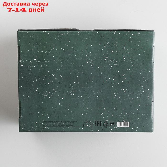 Коробка складная "Зимняя сказка", 30.7 × 22 × 9.5 см - фото 5 - id-p227023693