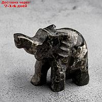 Сувенир "Слон" черный оникс