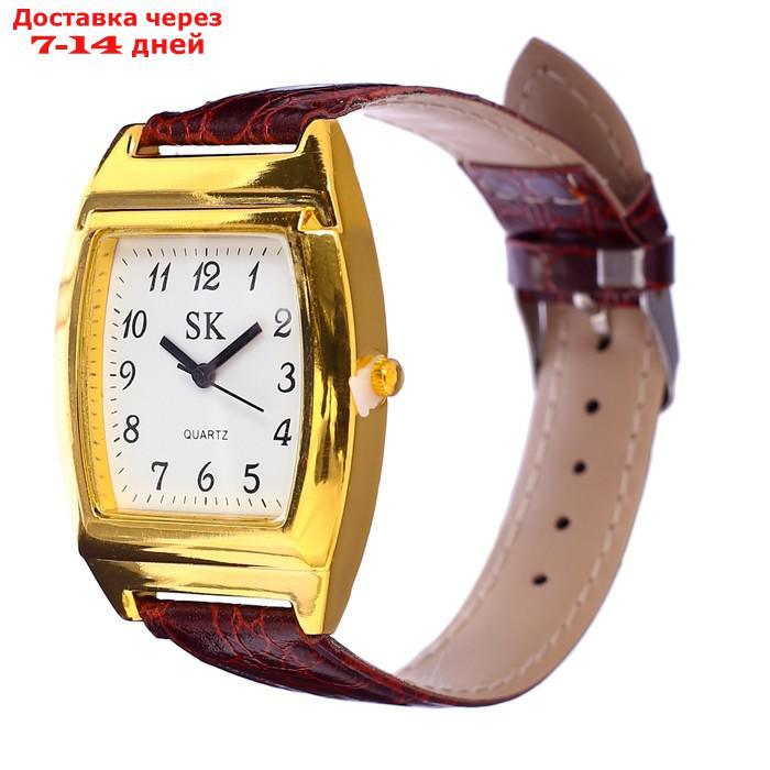 Часы наручные мужские "Монмут", ремешок из экокожи, d=3.5 см, микс - фото 2 - id-p227108717