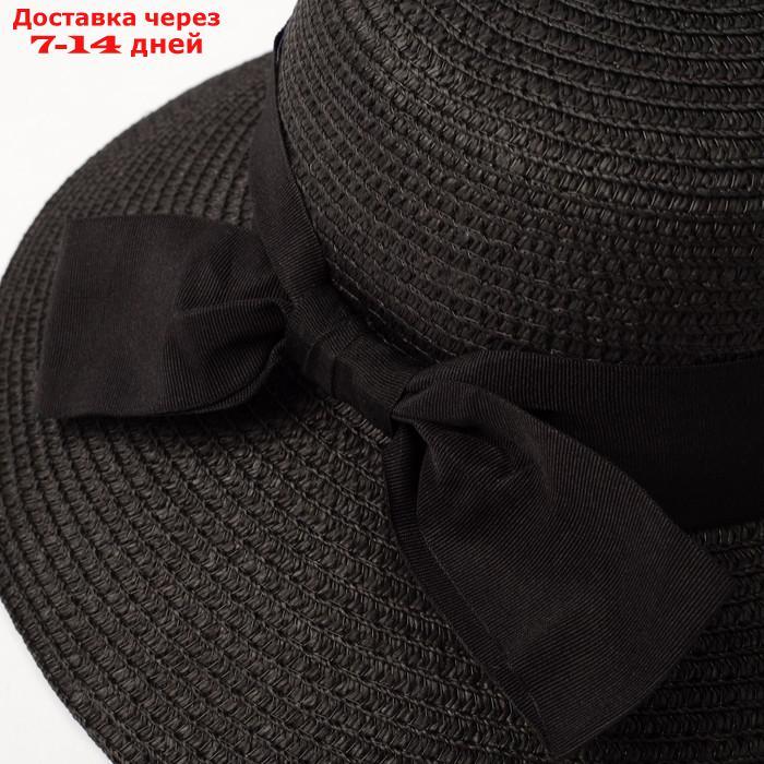 Шляпа женская MINAKU "Beach", размер 56-58, цвет черный - фото 2 - id-p227108724