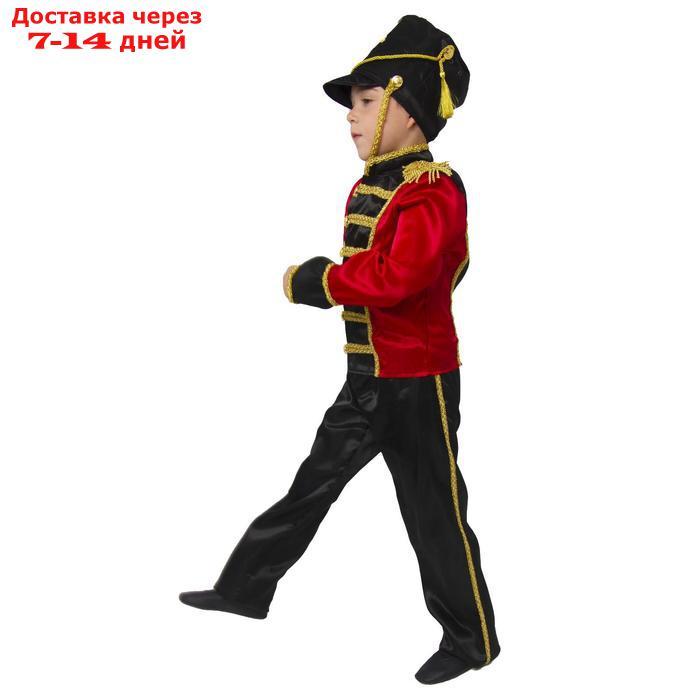 Карнавальный костюм "Гусар", куртка, брюки, головной убор, р. 30, рост 116 см - фото 2 - id-p226955423