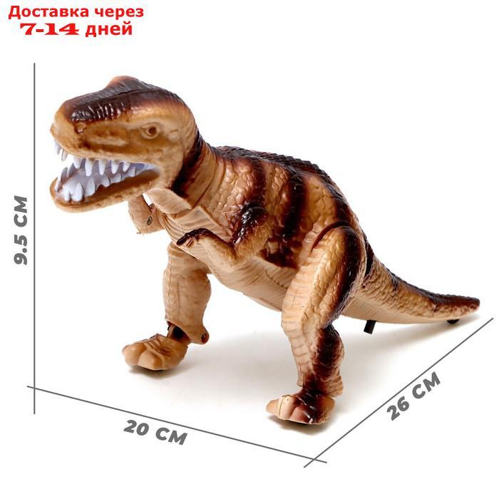 Динозавр "Рекс" работает от батареек, световые и звуковые эффекты. цвета МИКС - фото 2 - id-p226940578