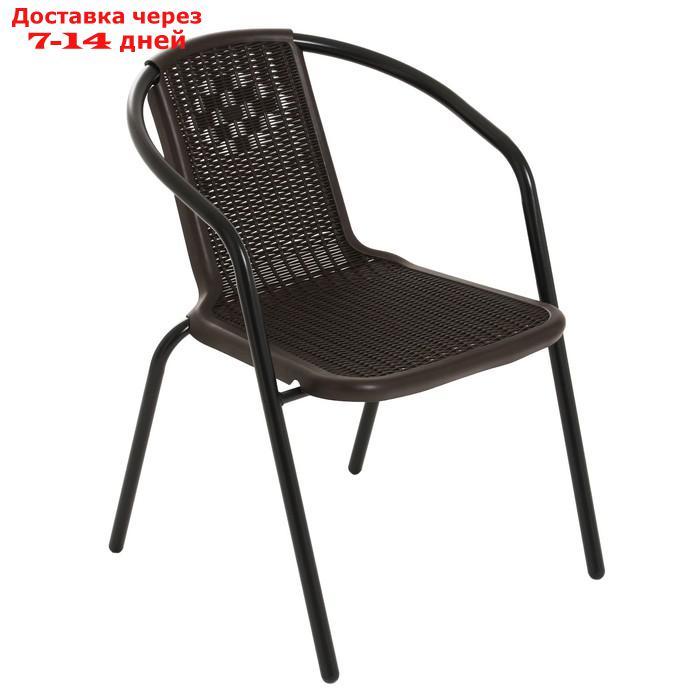 Набор садовой мебели стол+4 кресла коричневый - фото 5 - id-p227099495