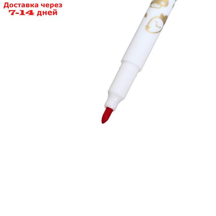 Фломастеры, 24 цвета, в пластиковом пенале с ручкой, вентилируемый колпачок, "Мышка" - фото 2 - id-p226976915