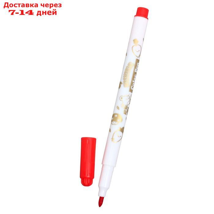 Фломастеры, 24 цвета, в пластиковом пенале с ручкой, вентилируемый колпачок, "Мышка" - фото 10 - id-p226976915