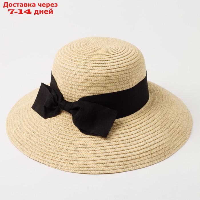Шляпа женская MINAKU "Beach", размер 56-58, цвет бежевый - фото 1 - id-p227108727