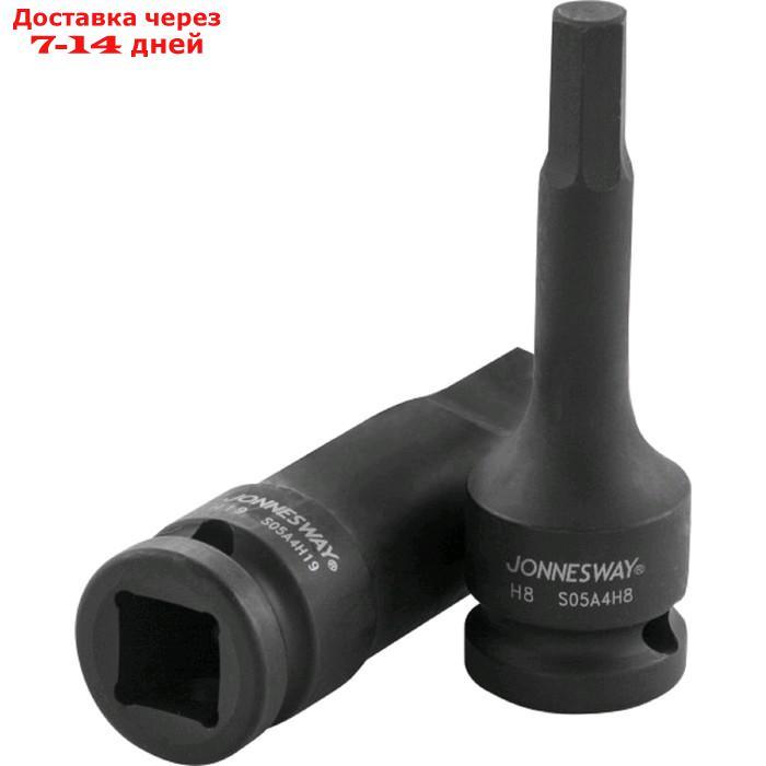 Головка ударная Jonnesway S05A4H12, шестигранная, 78 мм, H12, 1/2" - фото 1 - id-p227112570