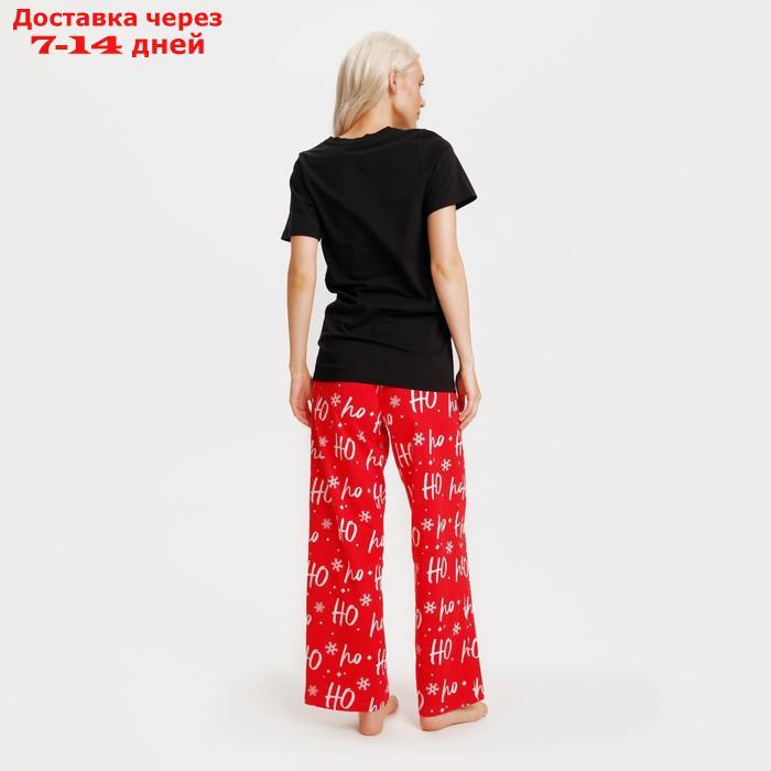 Пижама новогодняя женская (футболка и брюки) KAFTAN Joy, размер 44-46 - фото 3 - id-p227123798