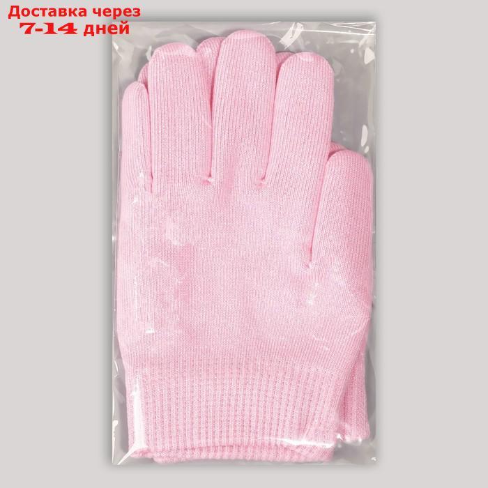 Перчатки гелевые, увлажняющие, one size, цвет розовый - фото 8 - id-p227101127