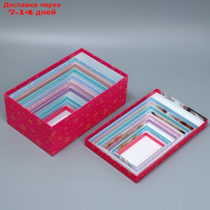 Набор подарочных коробок 10 в 1 "Яркий", 12 × 7 × 4 - 32.5 × 20 × 12.5 см - фото 9 - id-p227130744