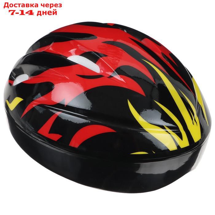 Шлем защитный детский OT-H6, размер S (52-54 см), цвет чёрный