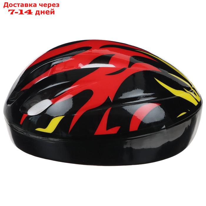 Шлем защитный детский OT-H6, размер S (52-54 см), цвет чёрный - фото 2 - id-p226940840