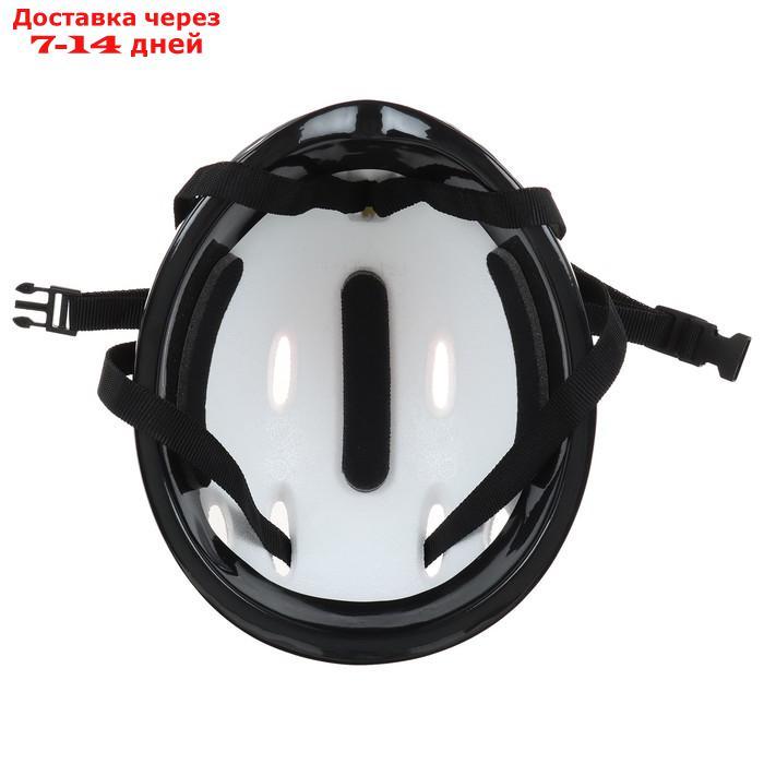 Шлем защитный детский OT-H6, размер S (52-54 см), цвет чёрный - фото 5 - id-p226940840