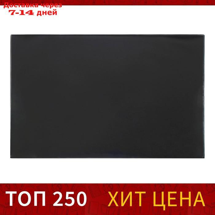 Покрытие настольное 45 × 65 см, Calligrata, с прозрачным карманом, чёрное - фото 2 - id-p226976920