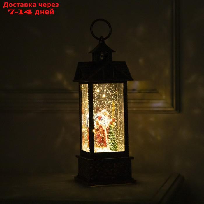 Фигура светодиодная фонарь "Дед Мороз с подарками", 10.5х31 см, USB, музыка, Т/БЕЛЫЙ - фото 5 - id-p227116617