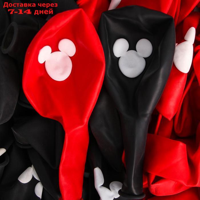 Воздушные шары "Mickey", Микки Маус, 12 дюйм (набор 25 шт) - фото 4 - id-p226955445