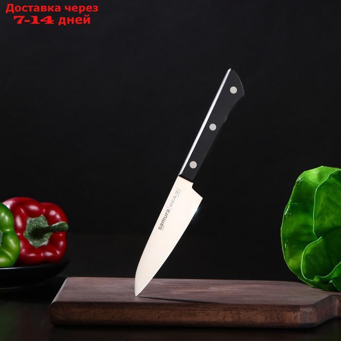 Нож Samura HARAKIRI овощной, лезвие 10 см, чёрная рукоять, сталь AUS-8 - фото 1 - id-p227012129