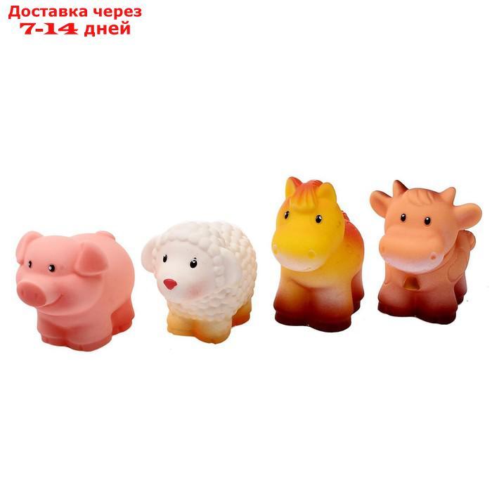 Набор резиновых игрушек "Домашние животные" - фото 1 - id-p226940845