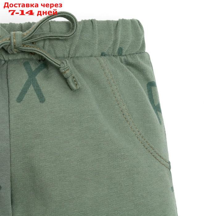 Комплект: худи и брюки Крошка Я "NY", рост 86-92 см, цвет хаки - фото 8 - id-p227112641