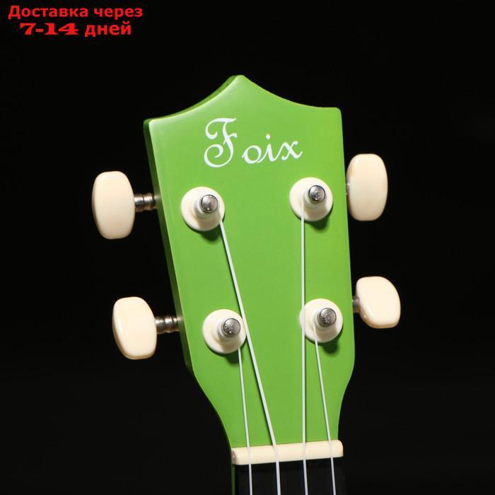 Укулеле Foix сопрано, зеленый - фото 4 - id-p227126800