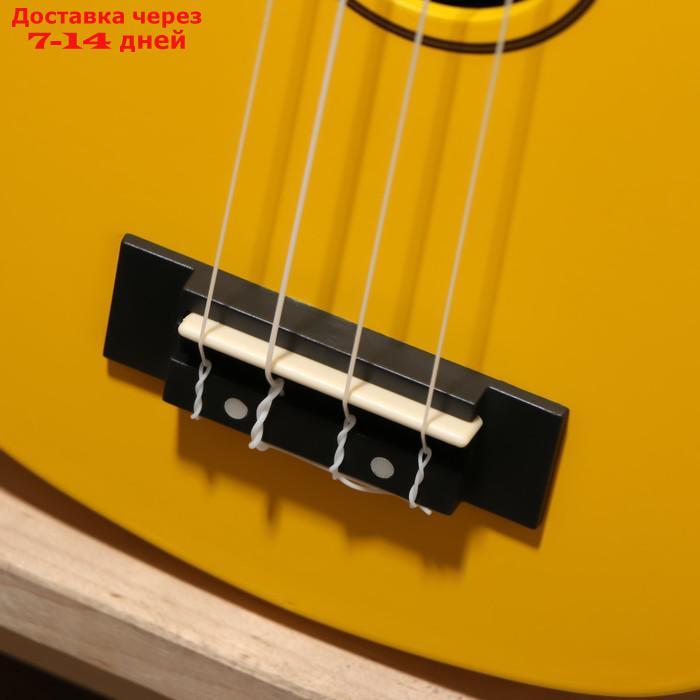 Укулеле Foix сопрано, желтый - фото 3 - id-p227126802