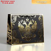 Пакет подарочный Gold Russia, 32 × 26 × 12 см 5288986