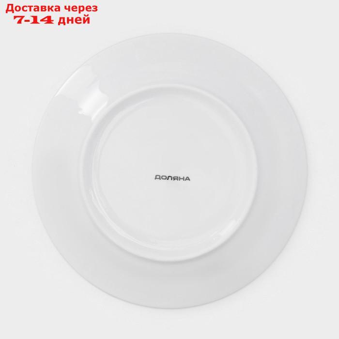 Набор тарелок Доляна "Малахитовая шкатулка", 18 предметов: 6 тарелок 20/25 см, 6 тарелок суповых - фото 2 - id-p227116635