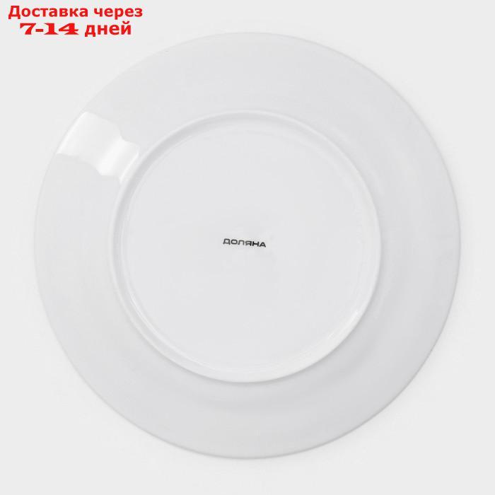 Набор тарелок Доляна "Малахитовая шкатулка", 18 предметов: 6 тарелок 20/25 см, 6 тарелок суповых - фото 8 - id-p227116635