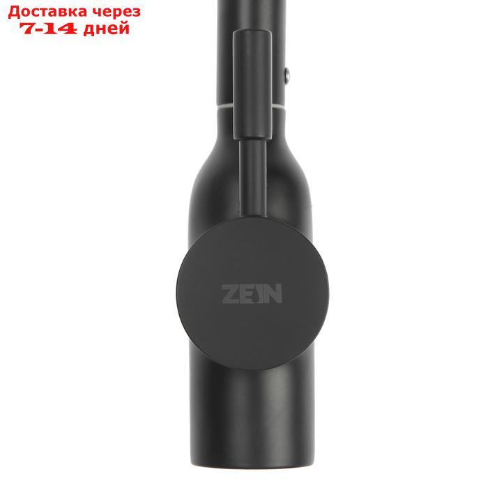 Смеситель для кухни ZEIN ZF-012, с высоким изливом, картридж керамика 40 мм, латунь, черный 766375 - фото 6 - id-p227119010