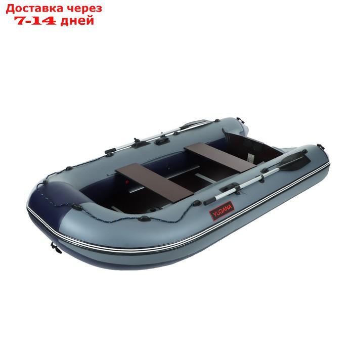 Лодка "Муссон" 3200 СК, слань+киль, цвет серый/синий - фото 6 - id-p227002411