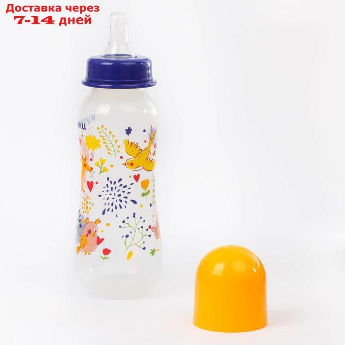Бутылочка для кормления "Зверята", приталенная, с 2 силиконовыми сосками, 250 мл, от 0 мес. - фото 3 - id-p226940864