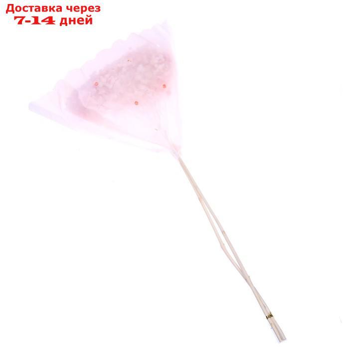 Сухоцвет Гортензия крупнолистовая, темно розовый, 1 веточка 50 - 70 см в упаковке - фото 3 - id-p227120316