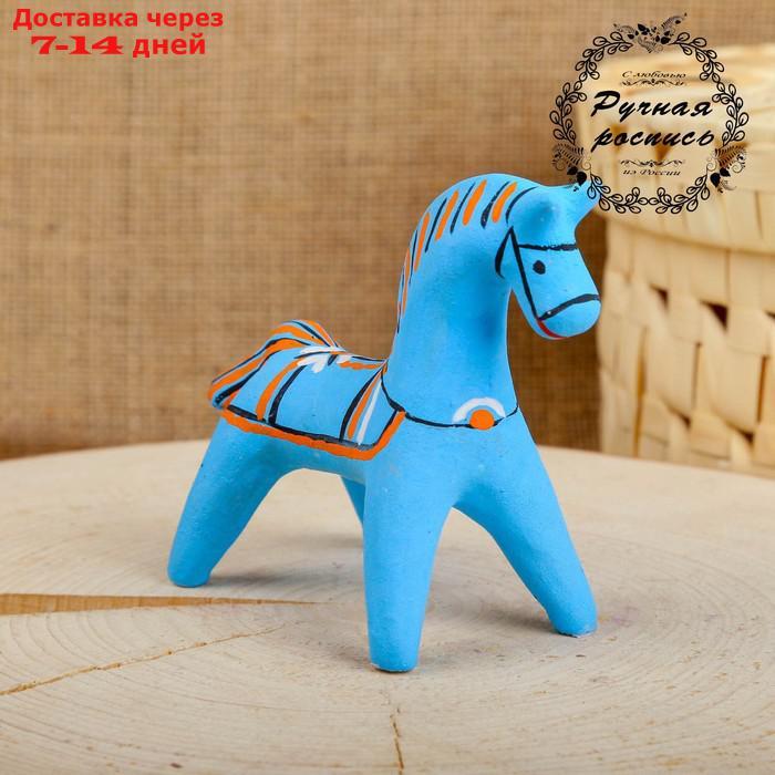 Сувенир "Конь", 5,5×6×8 см, каргопольская игрушка - фото 4 - id-p227112652