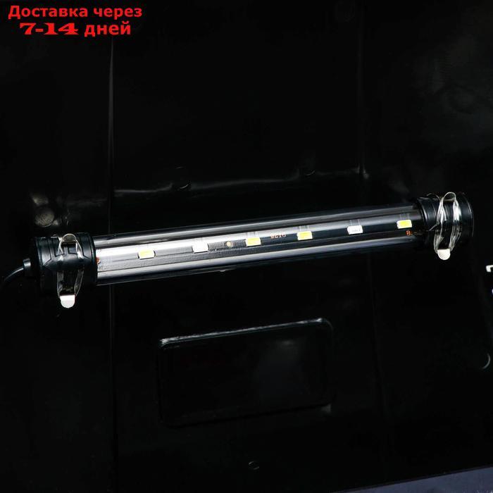 Аквариум SeaStar HX-320F 18 л, черный (в комплекте LED-лампа, топ-фильтр) - фото 8 - id-p227097860