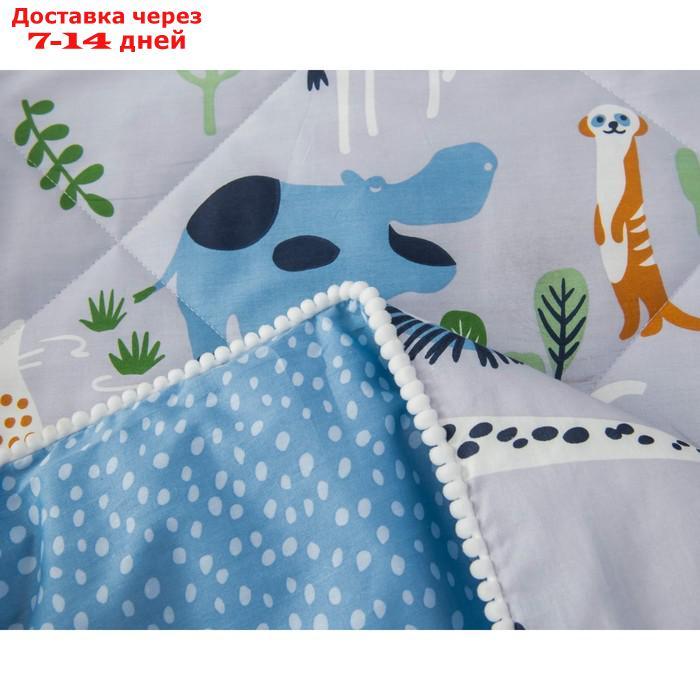 Комплект детский с одеялом "Саванна", размер 160х220 см, 160х230 см, 50х70 см - фото 4 - id-p227128799