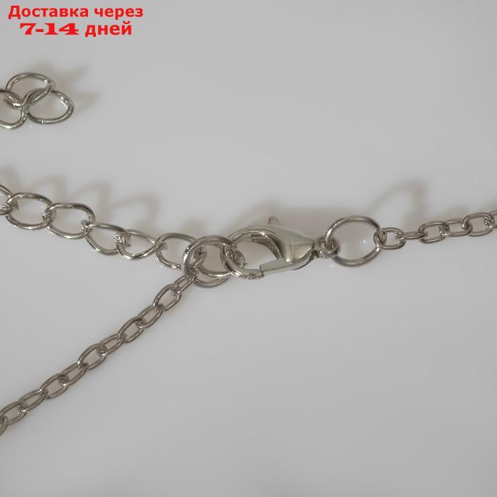 Колье "Булавки", цветное в серебре, L= 45 см - фото 2 - id-p227125842