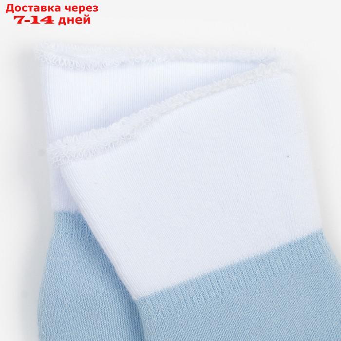 Набор носков для мальчика махровые Крошка Я "Boy", 2 пары, размер 12-14 см - фото 5 - id-p227123844