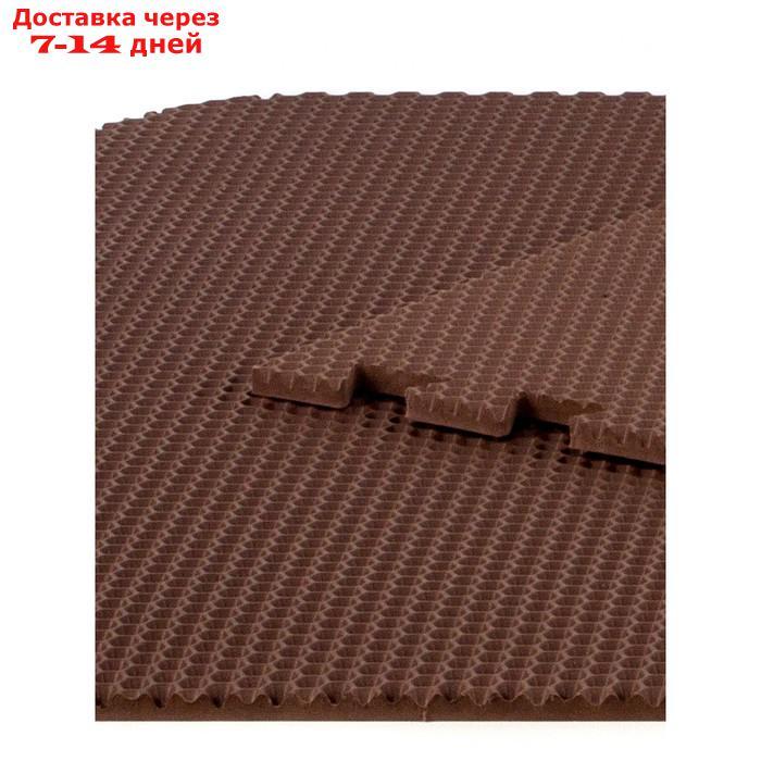 Коврик eva универсальный Eco-cover, Соты 125 х 65 см, коричневый, транформер - фото 6 - id-p227126830