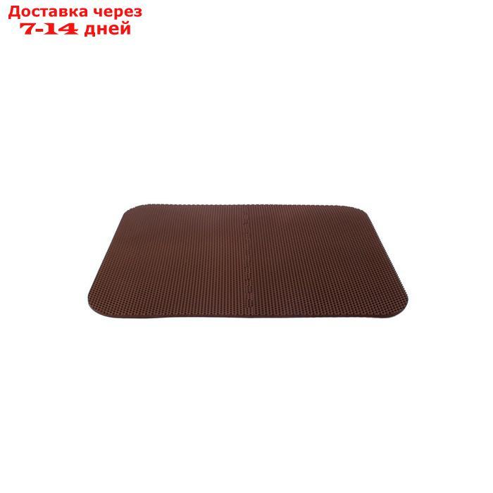 Коврик eva универсальный Eco-cover, Соты 125 х 65 см, коричневый, транформер - фото 7 - id-p227126830