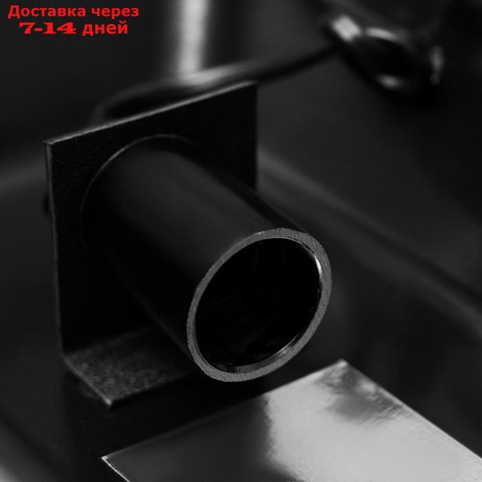 Аквариум прямоугольный Атолл с крышкой, 20 литров, 38 х 19 х 28/33,5 см, чёрный - фото 2 - id-p227097864