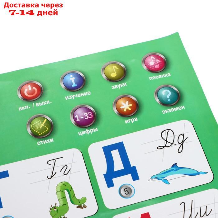 Электронный звуковой плакат "Говорящая азбука", 8 режимов - фото 6 - id-p226941635