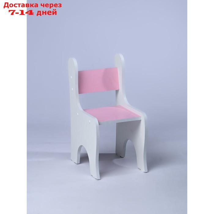 Набор детской мебели "Туалетный столик и стул Sitstep", цвет розовый - фото 3 - id-p227130795