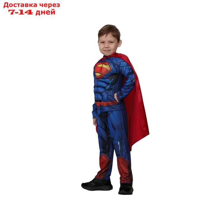 Карнавальный костюм "Супермэн" с мускулами Warner Brothers р.134-68 - фото 2 - id-p227128807