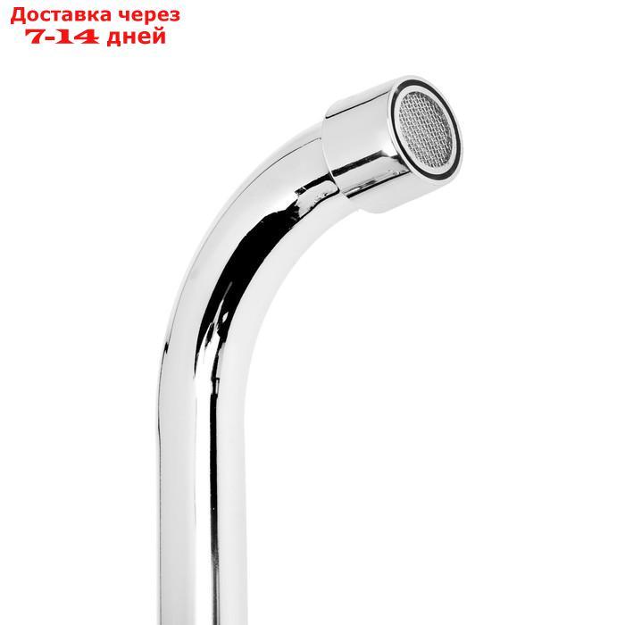 Смеситель для ванны Onix A1111, длина излива 30 см, керамические кран-буксы, хром - фото 2 - id-p227096256