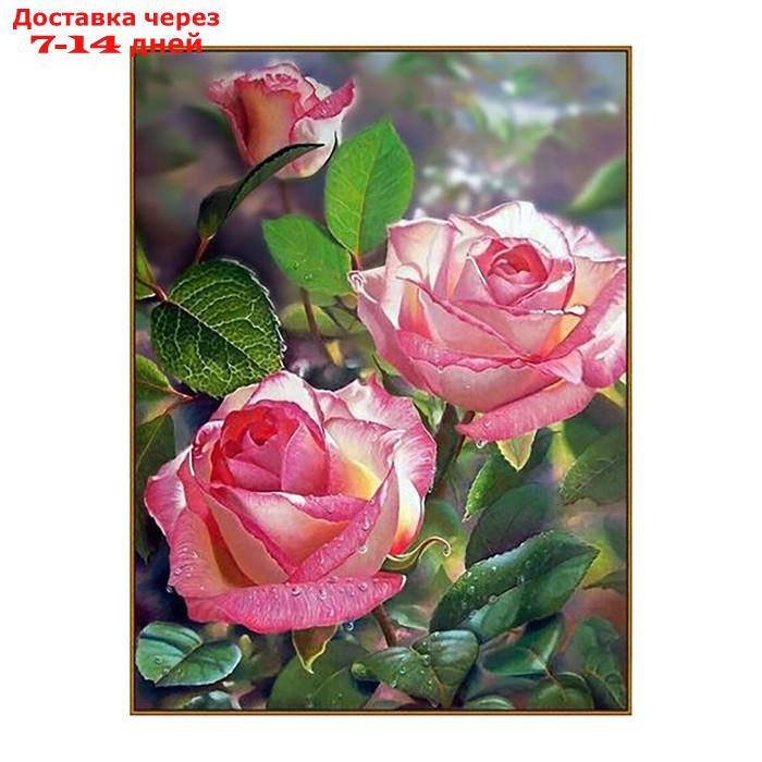 Алмазная мозаика "Королева сада" 30 × 40 см, 34 цвета + наклейка - фото 1 - id-p227110778