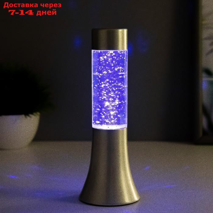Светильник ночник Лава "Цилиндр хром", 17 см (от бат. 3хLR44) - фото 4 - id-p226941641