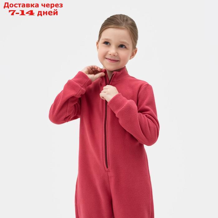 Комбинезон детский MINAKU цвет темно-розовый, размер 104 - фото 5 - id-p227121576